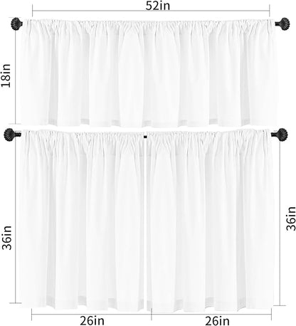 Christmas Valance Curtain Set - Image 2