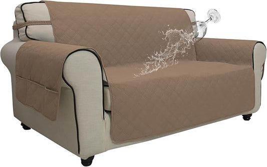 Easy-Going Waterproof Oversized Loveseat Covers Leakproof Couch Cover by Easy-Going