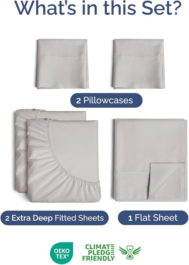 Extra Deep Pocket Split King Sheets - Image 2