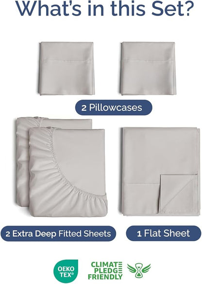 Extra Deep Pocket Split King Sheets - Image 2