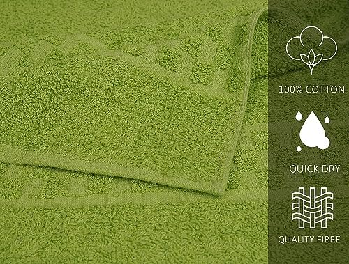 zuperia 7-pack bath towels - 30" x 54", side view