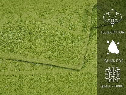 zuperia 7-pack bath towels - 30" x 54", side view