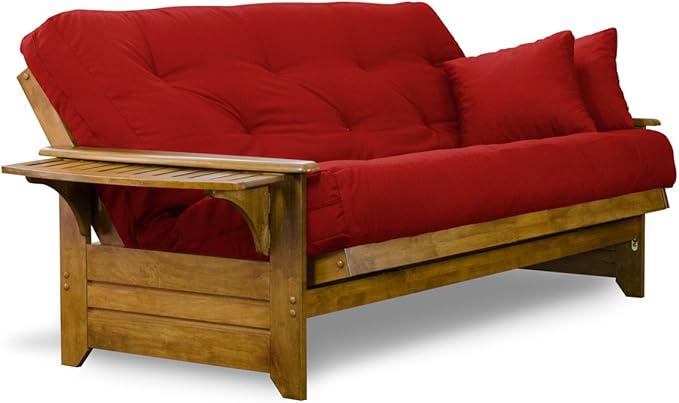 Nirvana Futons Brentwood Tray Arm Futon Sofabed Set - Image 4