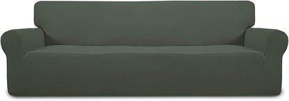 Easy-Going Stretch 4 Seater Sofa Slipcover 1-Piece Sofa Cover Furniture by Easy-Going