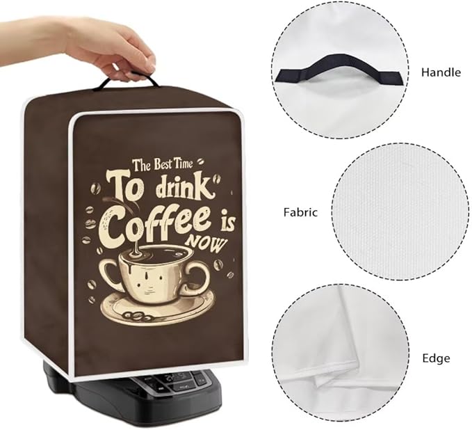 Mumeson Coffee Cup Coffee Maker Cover, Home Kitchen Appliance Cover Stain Dust - Image 5
