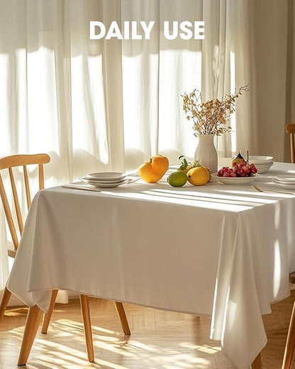 Pureegg Rectangle Table Cloth 60" x 102" – 8 Packs, Durable Polyester - Image 7