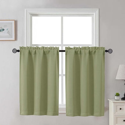 Gwine Sage Green Blackout Curtains by Gwine