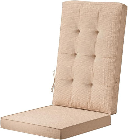 46x18 Outdoor High Back Chair Cushions | Waterproof & UV-Resistant Patio by DHYGOTFUR