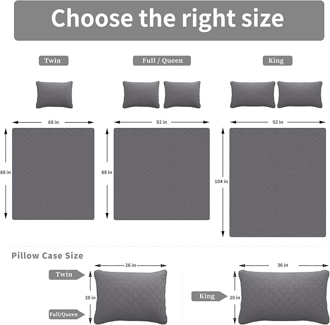Easy-Going Full/Queen Size Reversible Quilt Set - Image 7