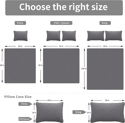 Easy-Going King Size Reversible Quilt Set - Image 7