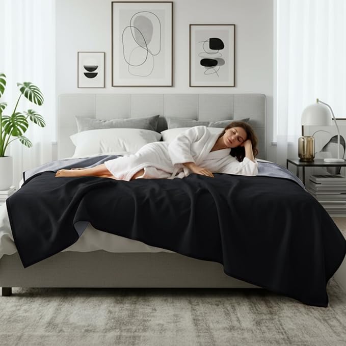 Waterproof Blanket for Bed Couch Sofa, Fleece and Flannel Waterproof Mat - Image 6