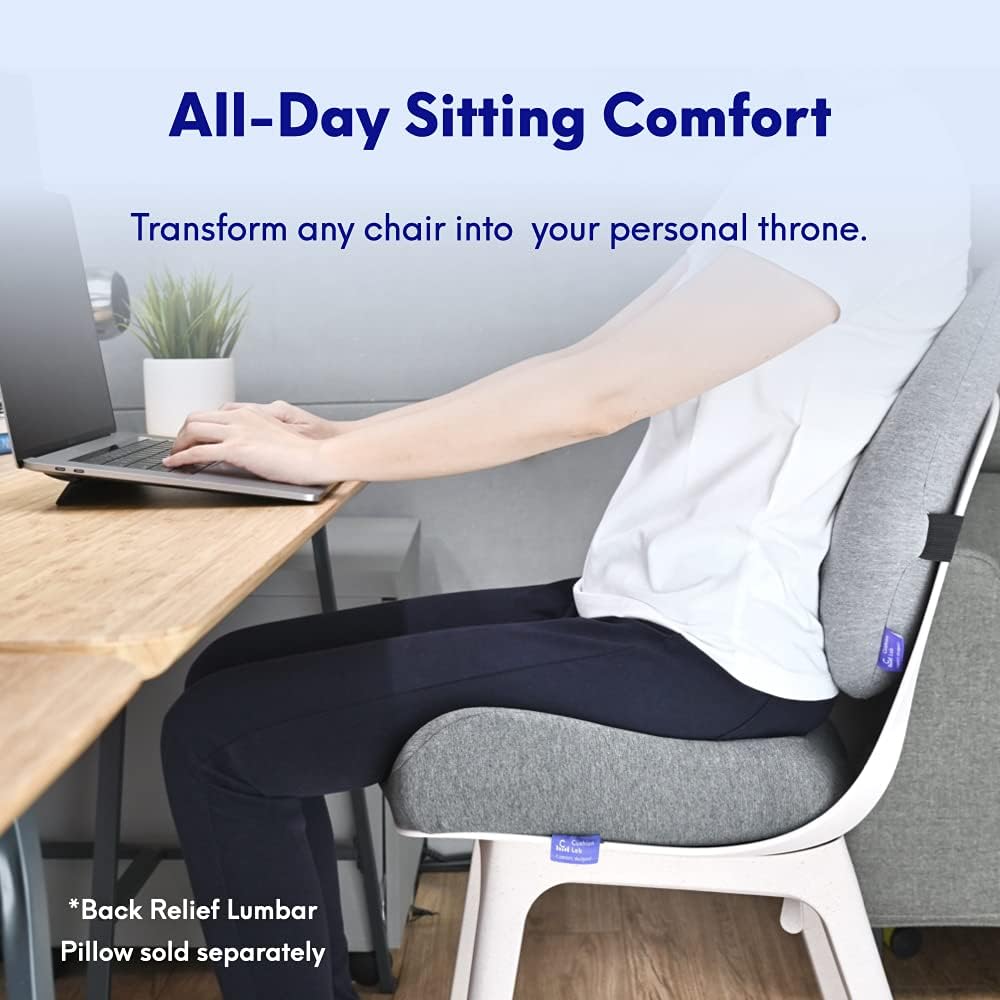 C CUSHION LAB Patented Pressure Relief Seat Cushion for Long Sitting Hours on...