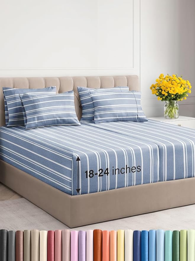 Extra Deep Split King Sheet Set by CGKUnlimited