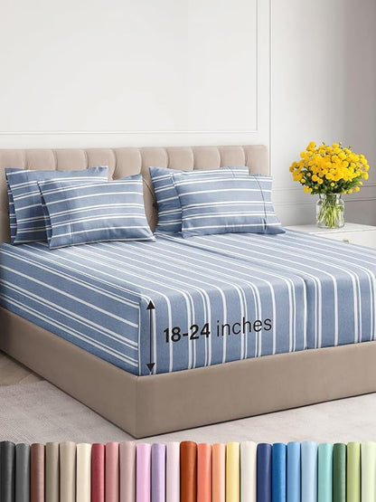 Extra Deep Split King Sheet Set by CGKUnlimited