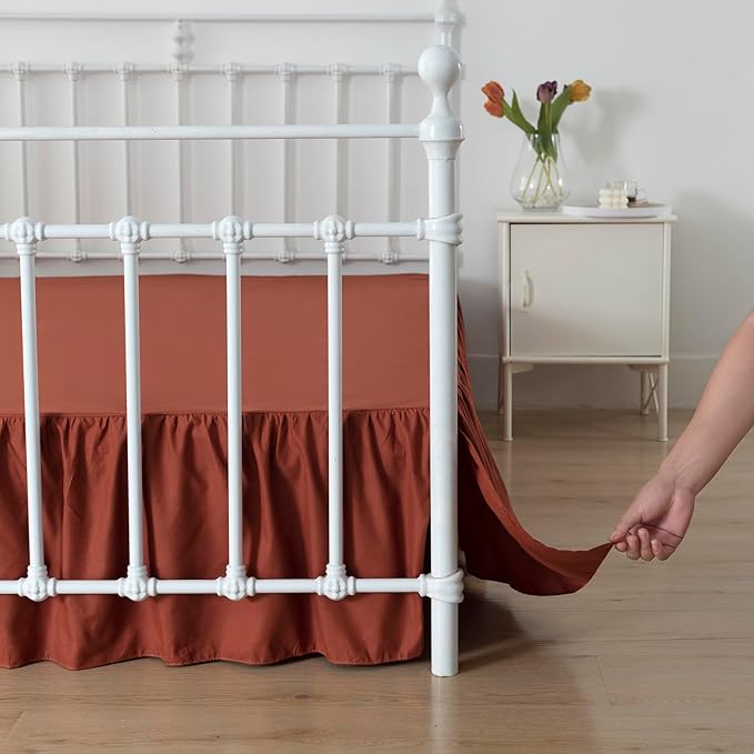 Bed Skirt Full Size Ruffled Bed Skirts by xuandian