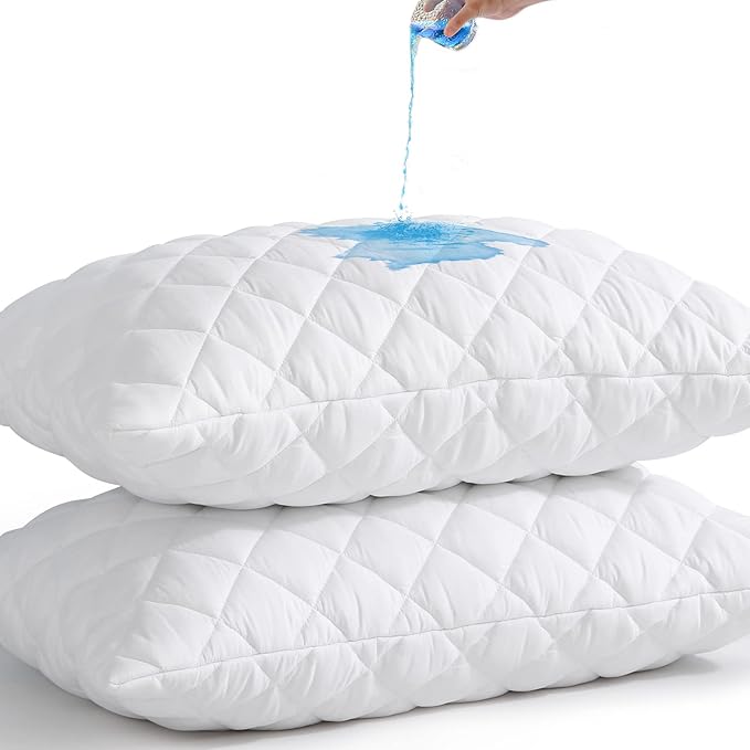 UNILIBRA 2 Pack Waterproof Pillow Protector Quilted King Size by Unilibra