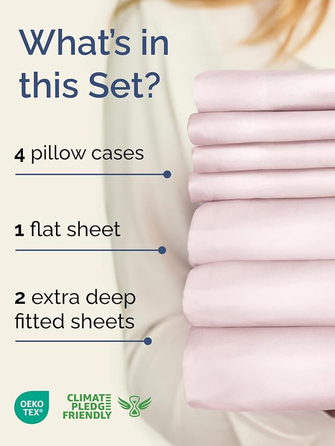 Extra Deep Split King Sheet Set - Image 2