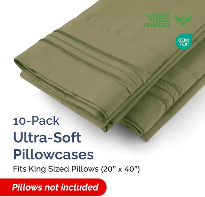 King Pillow Cases Set of 10 - Image 2