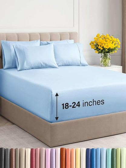 Extra Deep Cal King Sheet Set by CGKUnlimited