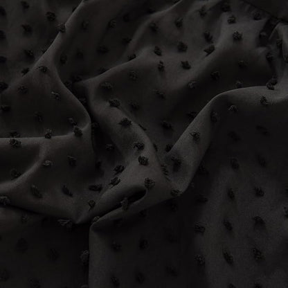Tufted Dot Bed Skirt Full Size Ruffled Bed Skirt - Image 4