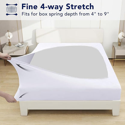 PureFit Stretchy Box Spring Cover Full - Image 3