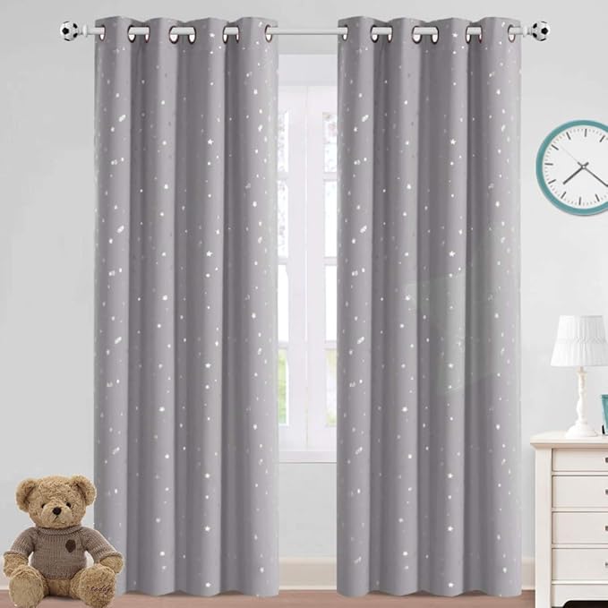 PrinceDeco Blackout Kids Curtains by PrinceDeco