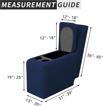 Easy-Going 2-Piece Recliner Console Cover - Image 4