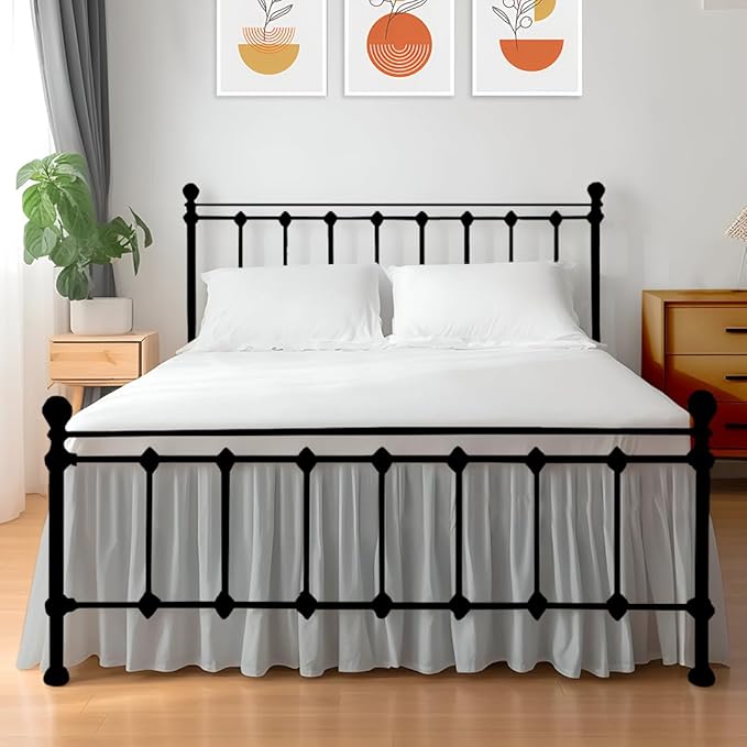 Shreem Linen Ruffled Bed Skirt - Image 2