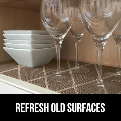 GORILLA GRIP powerGRIP Drawer Shelf and Cabinet Liner, Thick Strong Hold - Image 4
