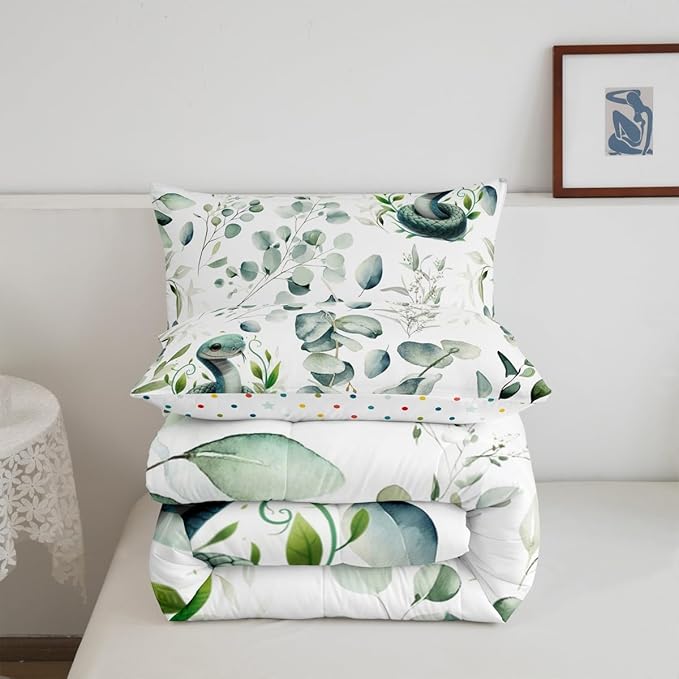 Erosebridal Cute Snake King Comforter Set - Image 6