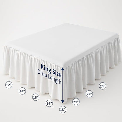 Cottingon Bed Skirt King 21" Drop - Image 5