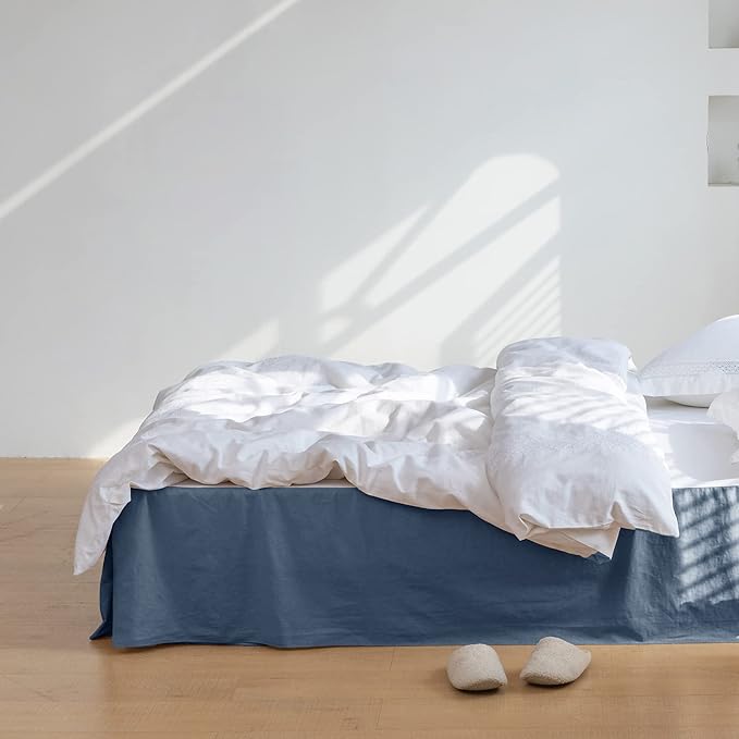 BISELINA French Linen Bed Skirt - Image 7