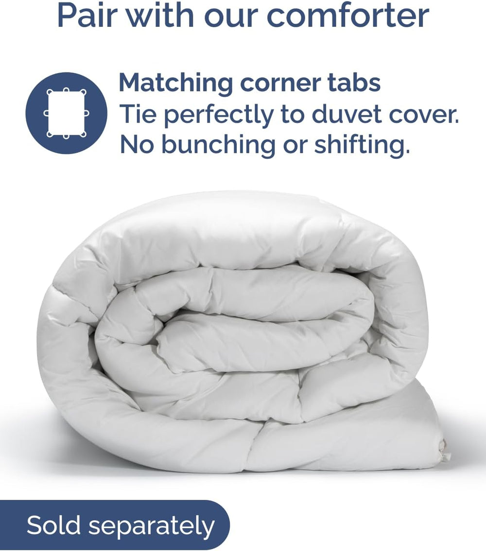 Duvet Cover Full Size - Extra Soft 3 Piece with Zipper Closure - Black