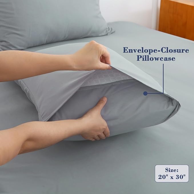 Air Mattress Sheet Set for 16-24 Inch Air Beds Twin Size, Deep Pocket Fitted - Image 5