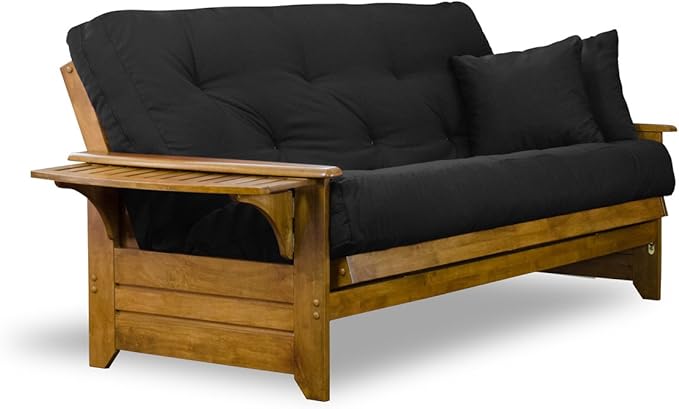 Nirvana Futons Brentwood Tray Arm Futon Sofabed Set by Nirvana+Futons
