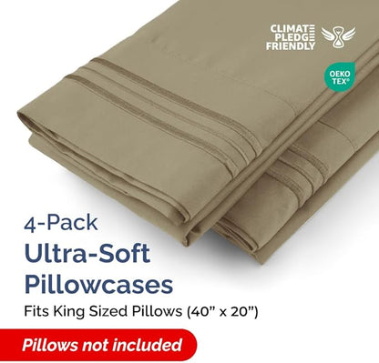 King Pillow Cases Set of 4 - Image 2