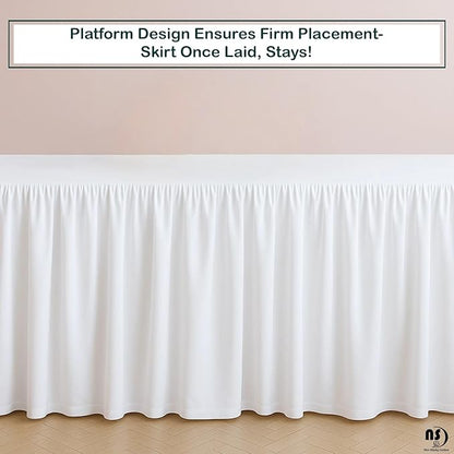 Ruffled Bed Skirt with Split Corners - Image 4