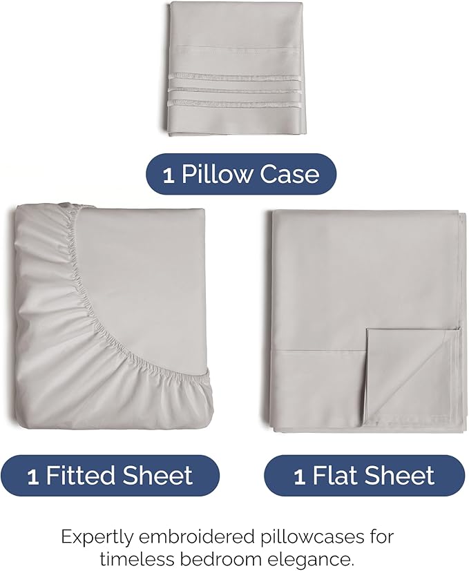 Twin Size 3 Piece Sheet Set - Image 2