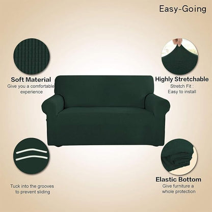 Easy-Going Stretch Loveseat Slipcover 1-Piece Sofa Cover Furniture Protector - Image 3