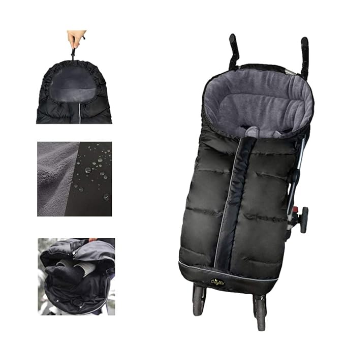 CozyMe Stroller Footmuff for Toddler, Stroller Blanket Evelution, Winter Baby - Image 7