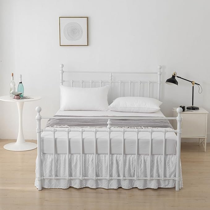 Bed Skirt King Size Ruffled Bed Skirt - Image 2