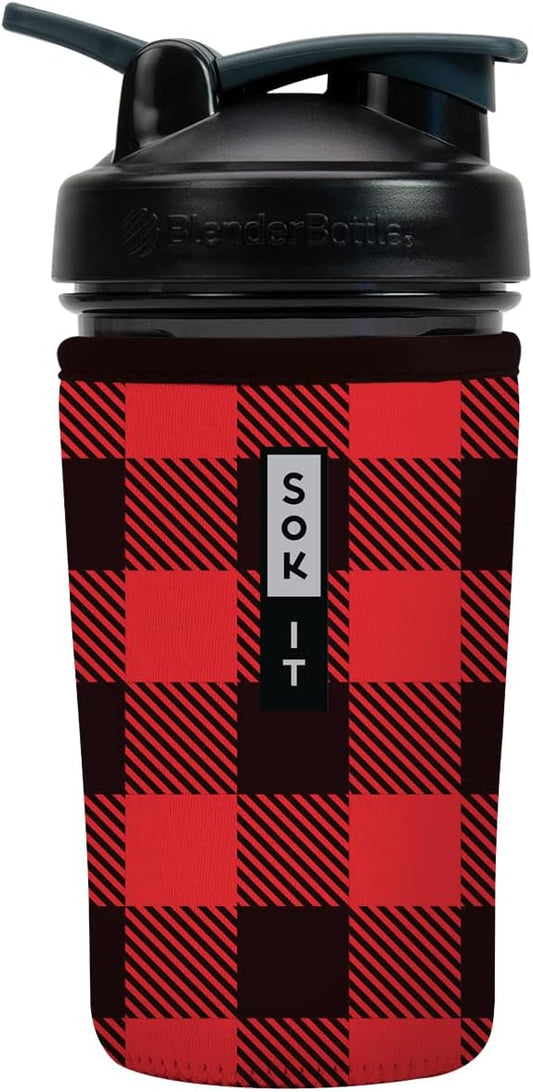 Sok It BotlSok Protein Blender Shaker Bottle Sleeve Insulated Neoprene Cover by SokIt