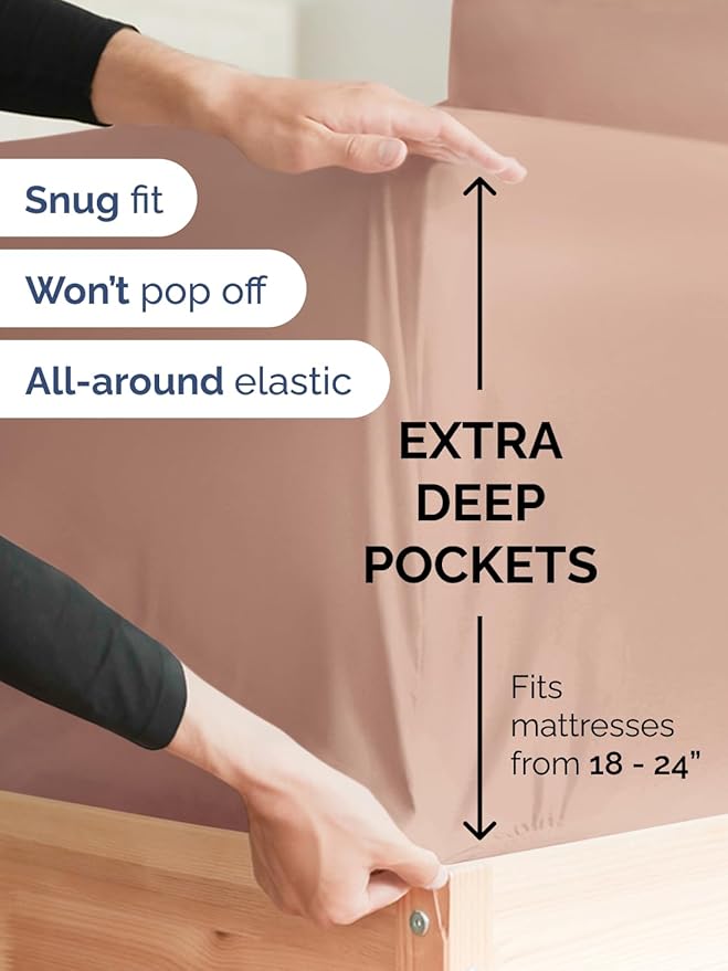 Extra Deep Twin XL Fitted Sheet - Image 2