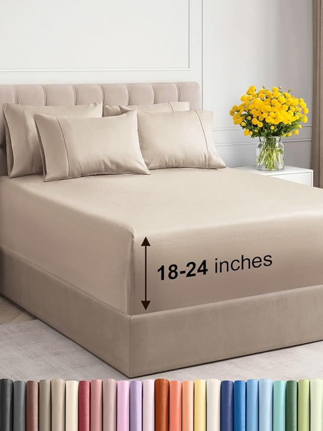 Extra Deep King Sheet Set by CGKUnlimited