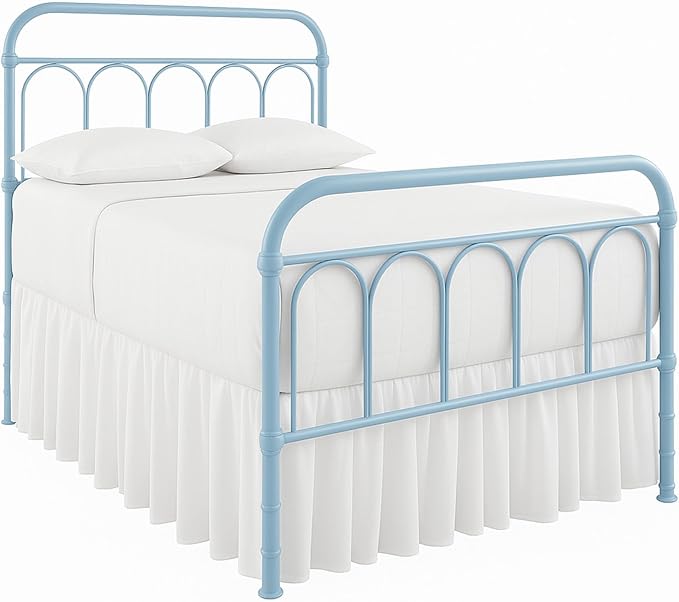 Ruffled Bed Skirt with Split Corners-Dust Ruffle by COTTINGON