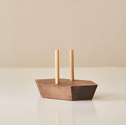 HMC Wooden Sailboat Napkin Holder – The Smooth Sailor Nautical Tabletop - Image 5