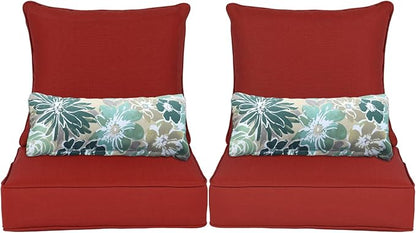 Aoodor Outdoor Chair Cushion, 22 x 24 Inch Water-Resistant, Fade-Resistant by Aoodor