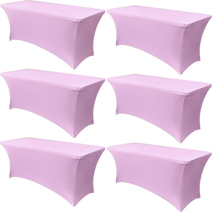 Obstal 6 Pack Stretch Spandex Table Covers by Obstal