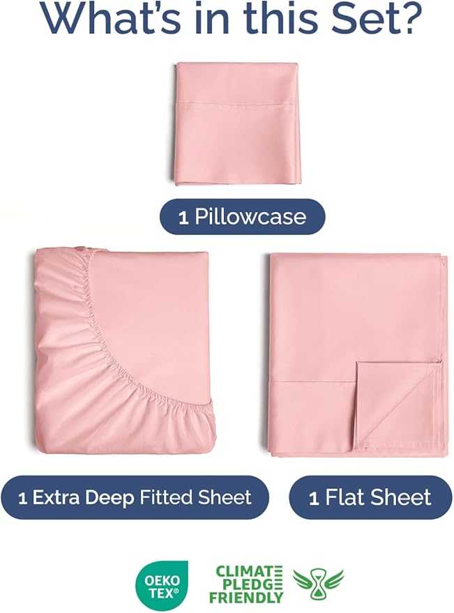 Extra Deep Pocket Twin Sheets - Image 2