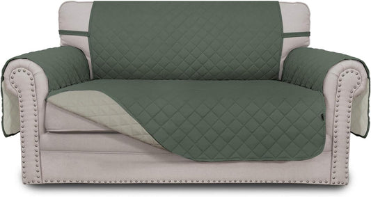 Easy-Going Reversible Loveseat Couch Cover